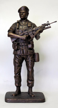Soldier Wearing Beret (16") Comes on X3 base (not shown) 